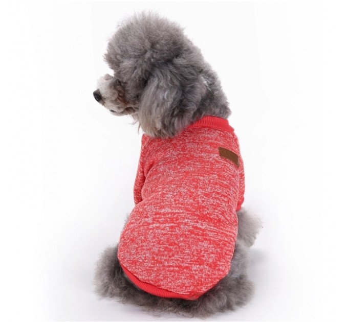 Джемпер для собак «Классик», красный, размер XL