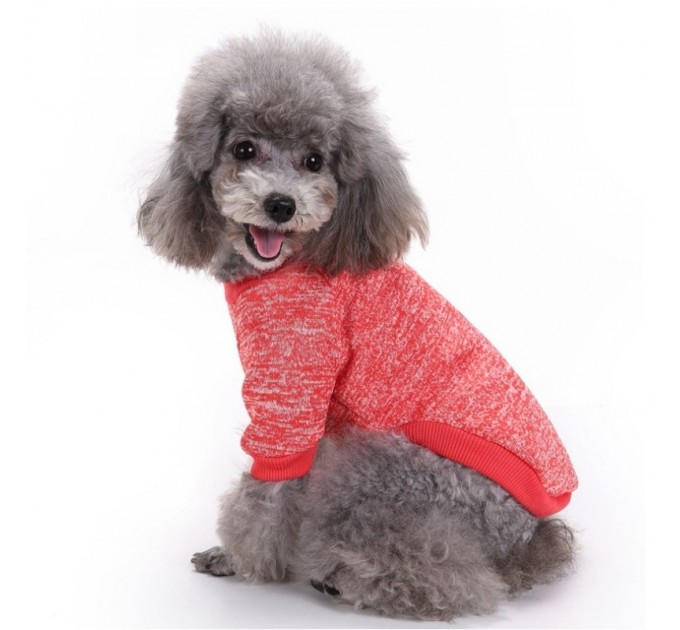 Джемпер для собак «Классик», красный, размер XL